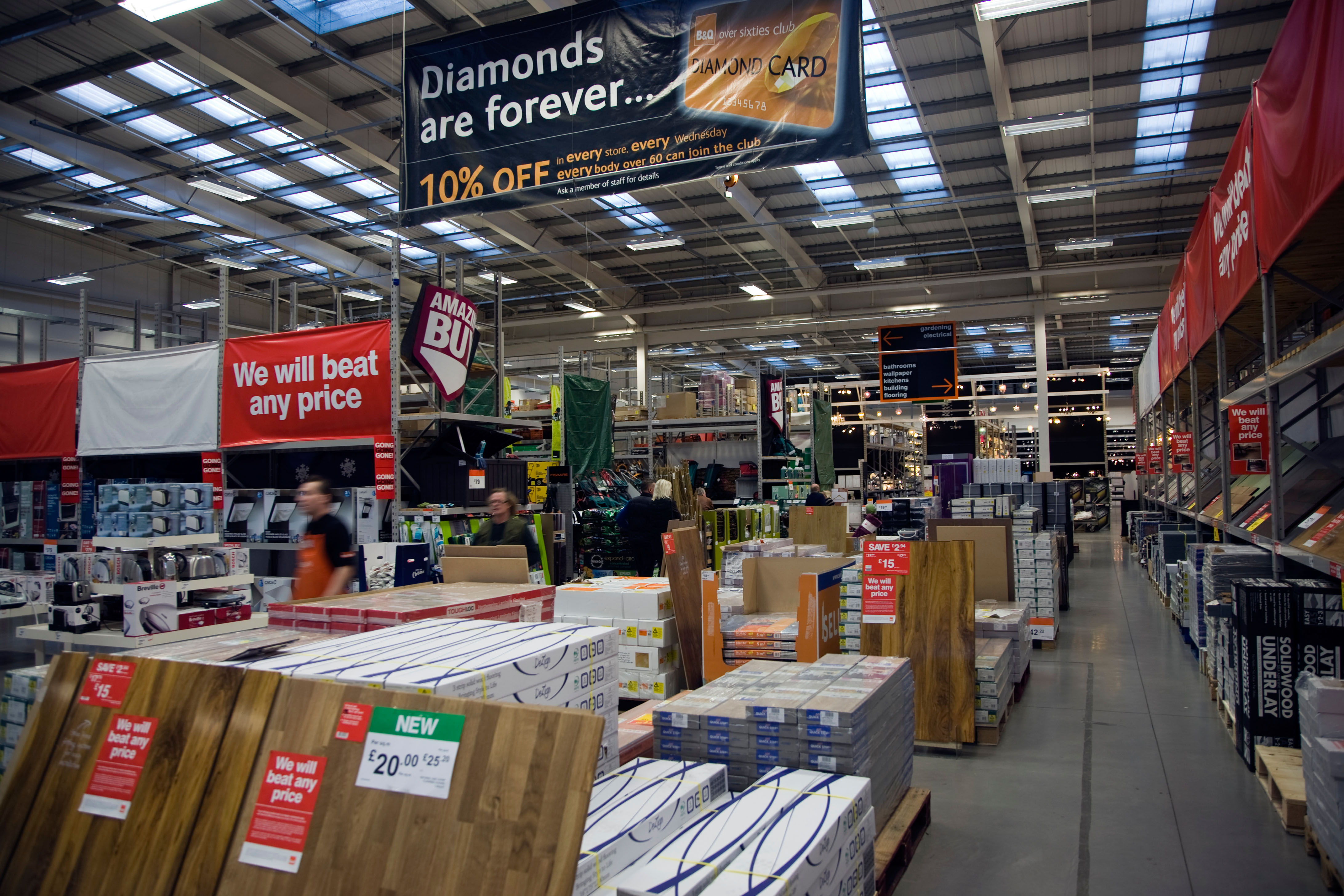 B&Q hardwood flooring