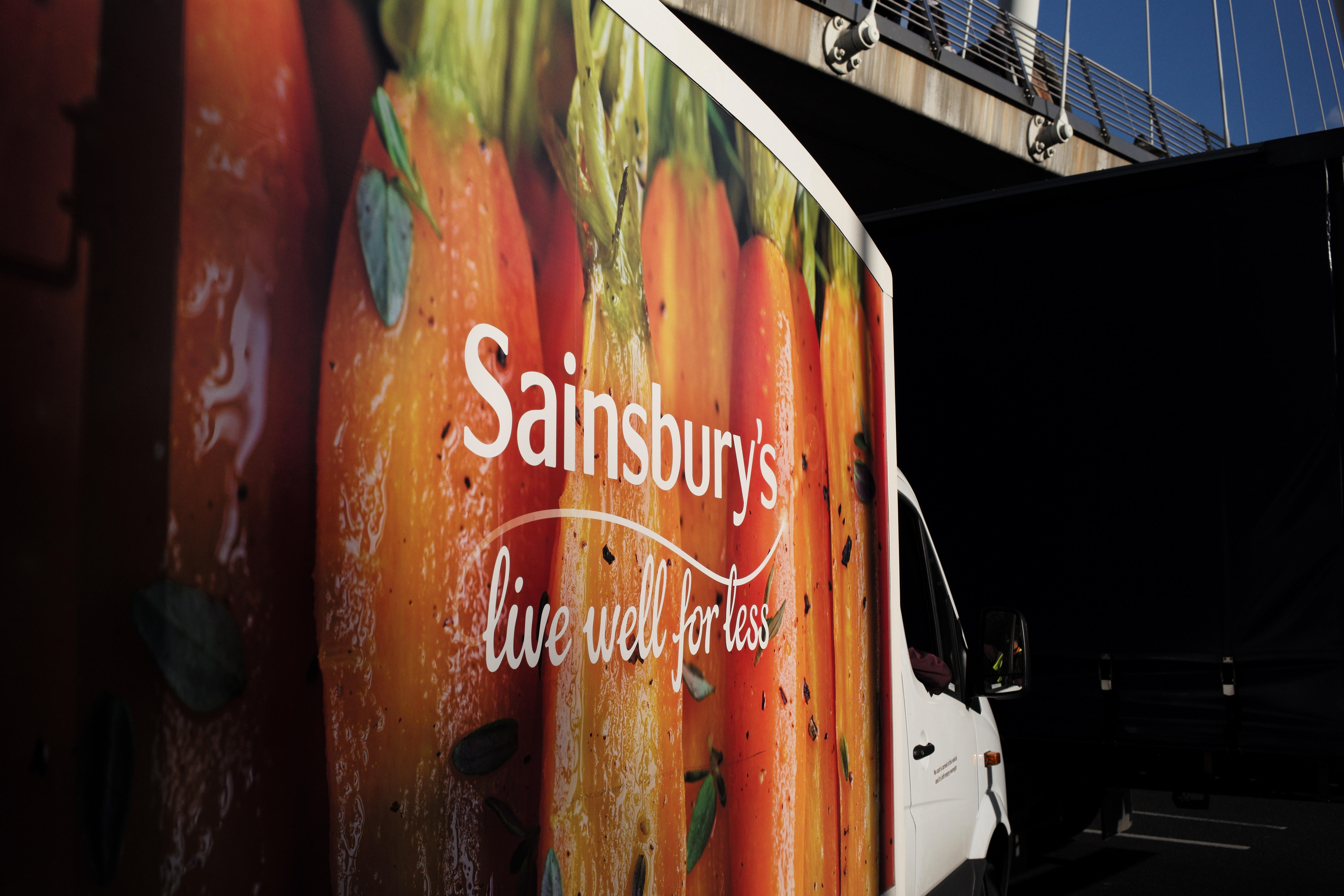 Sainsbury's van