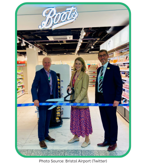 Boots store at Bristol Airport